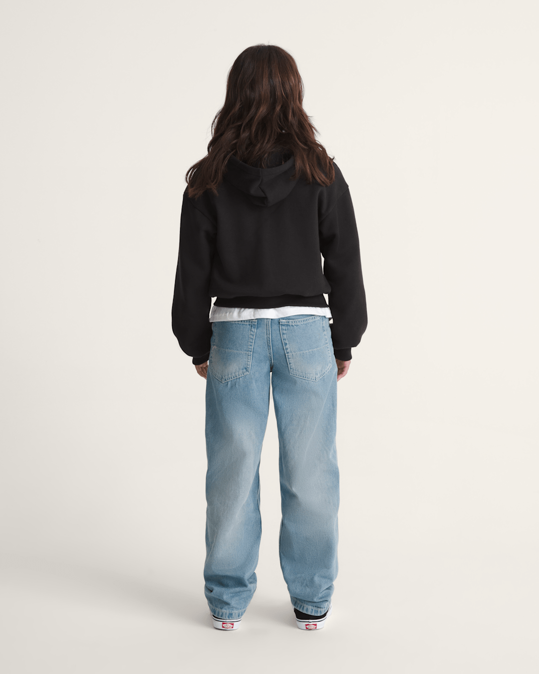 Vans Kids Sirelle Puddle Pants in Stonewash Blue