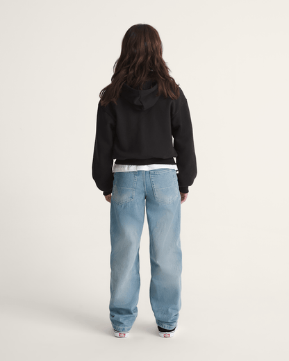 Vans Kids Sirelle Puddle Pants in Stonewash Blue