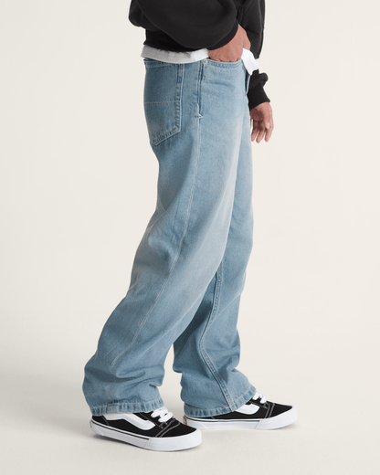 Vans Kids Sirelle Puddle Pants in Stonewash Blue