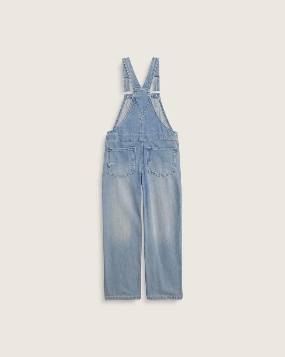 Vans Kids Sirelle Denim Overalls in Stonewash Blue