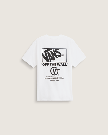 Vans Kids Stacked Hi T-Shirt in White