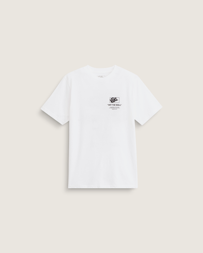Vans Kids Stacked Hi T-Shirt in White