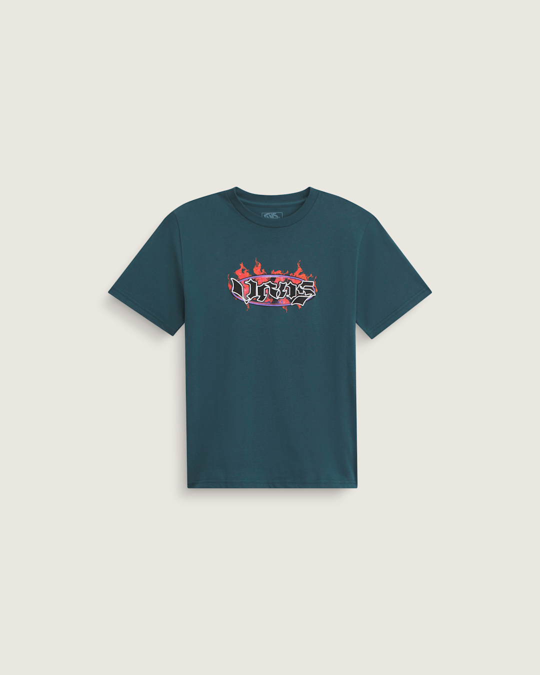 Vans Kids Night Spark T-Shirt in Mossy Olive Green
