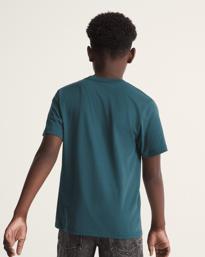Vans Kids Night Spark T-Shirt in Mossy Olive Green