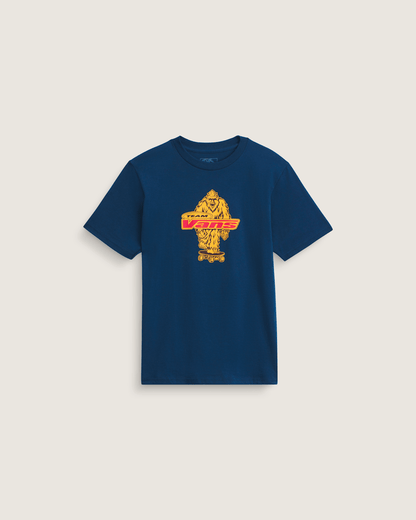 Vans Kids Big Push T-Shirt in Deep Indigo Blue