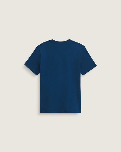 Vans Kids Big Push T-Shirt in Deep Indigo Blue