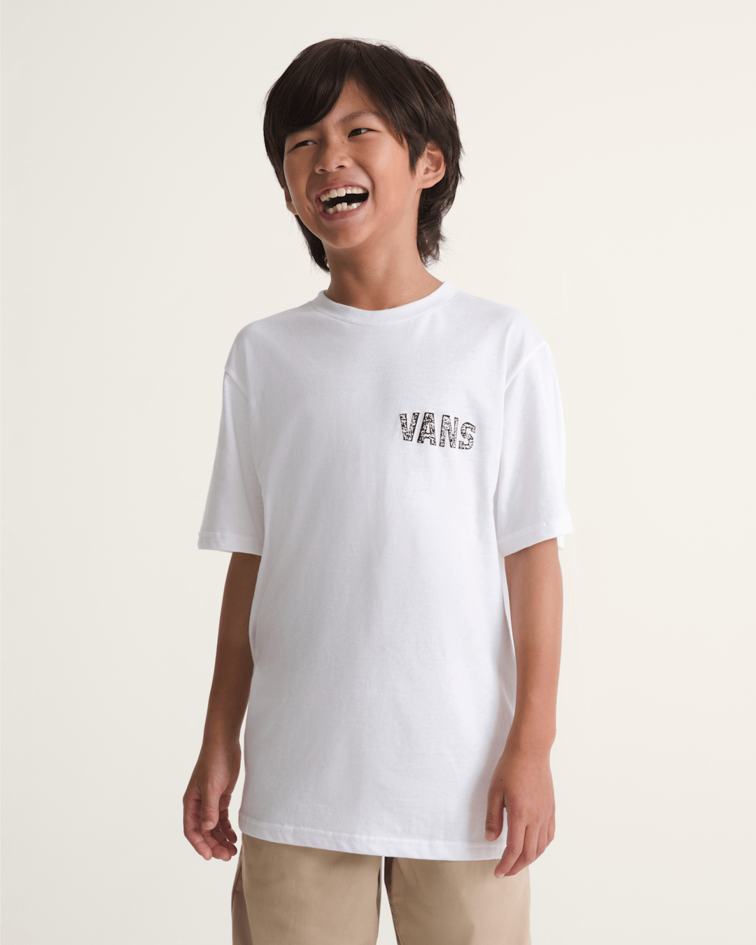 Vans Kids Racing Flames T-Shirt in White
