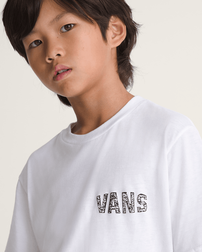 Vans Kids Racing Flames T-Shirt in White