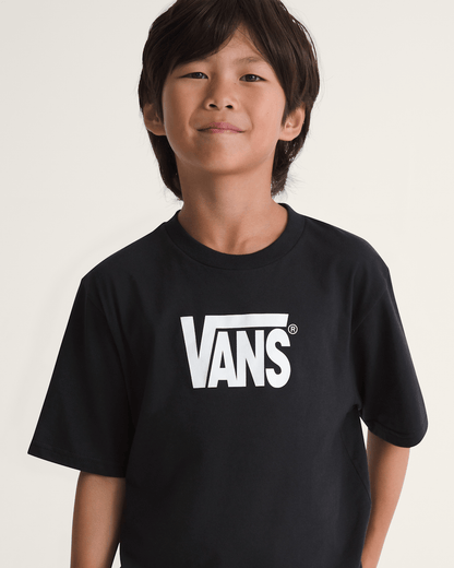Vans Kids Stretch Logo T-Shirt in Black