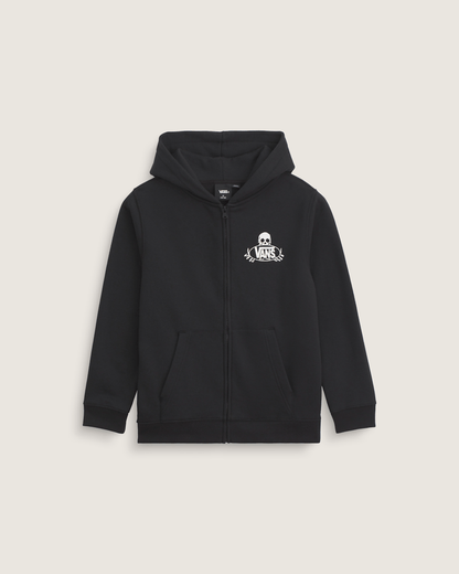 Vans Kids Framework Zip Hoodie in Black
