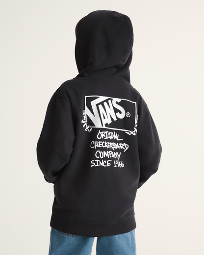 Vans Kids Framework Zip Hoodie in Black