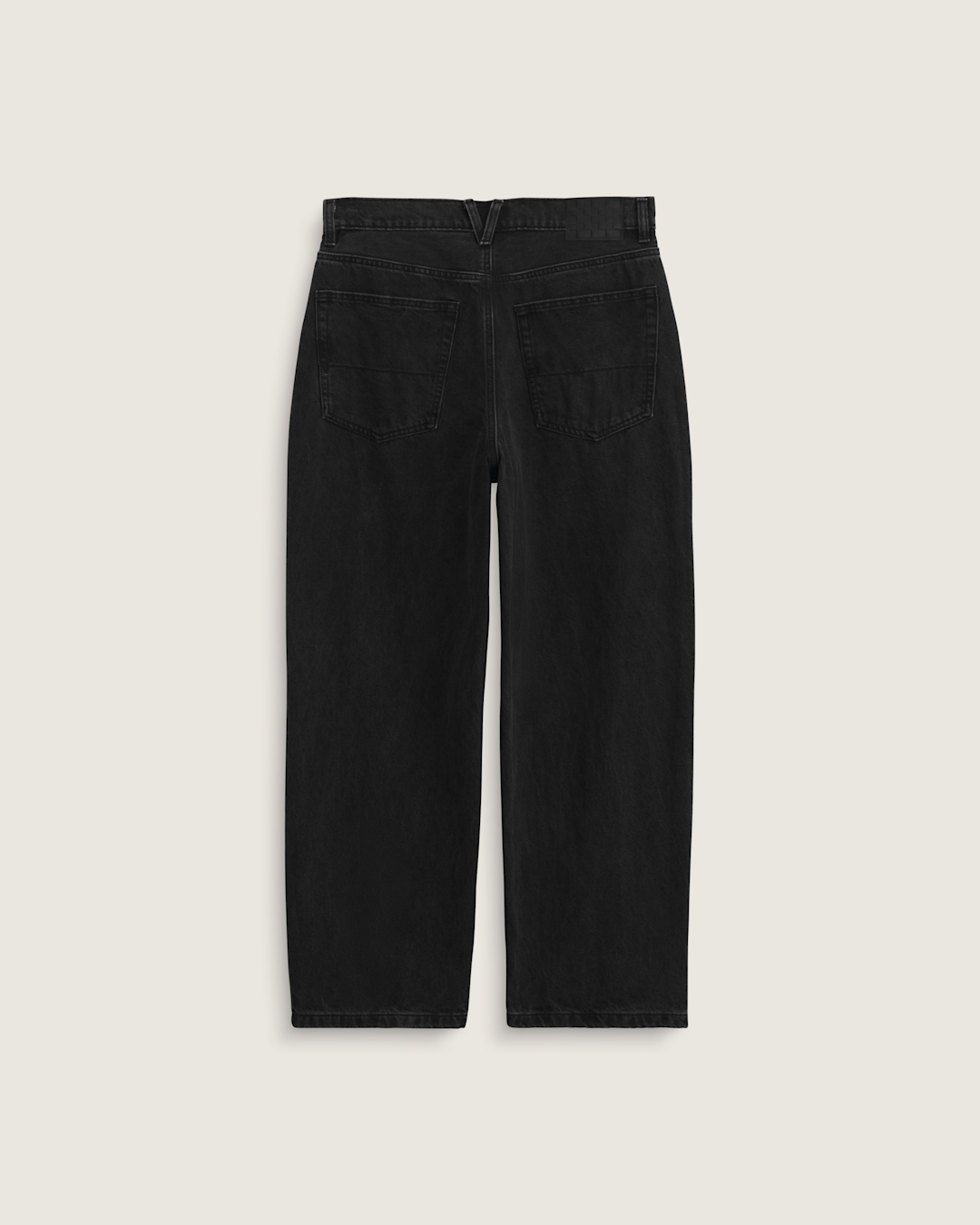 Vans Kids Check-5 Loose Denim Pants in Stonewash Black