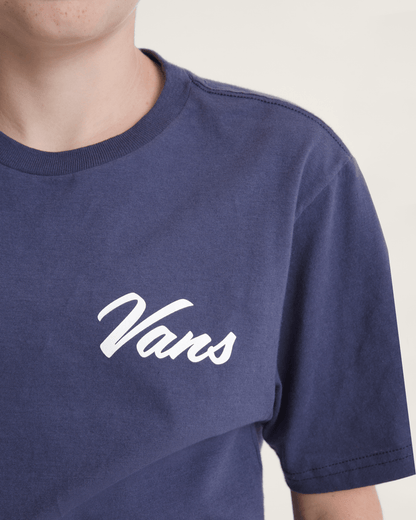 Vans Kids Vans Repair Shop T-Shirt in Deep Twilight Blue