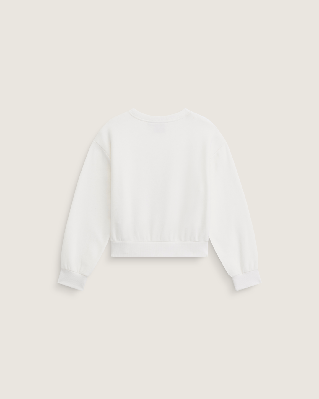 Vans Kids Flow Field Crew Sweatshirt in Marshmallow White