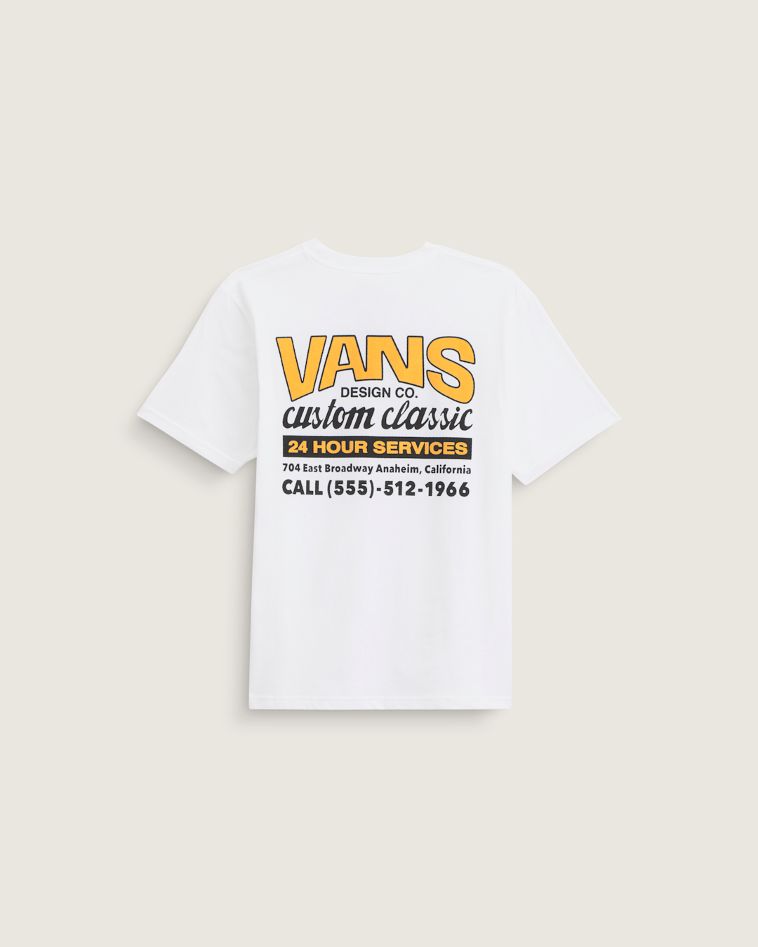 Vans Kids Shop Front T-Shirt in White