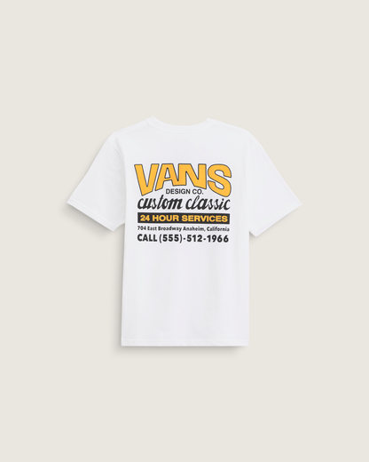 Vans Kids Shop Front T-Shirt in White