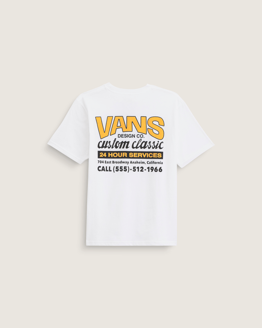 Vans Kids Shop Front T-Shirt in White
