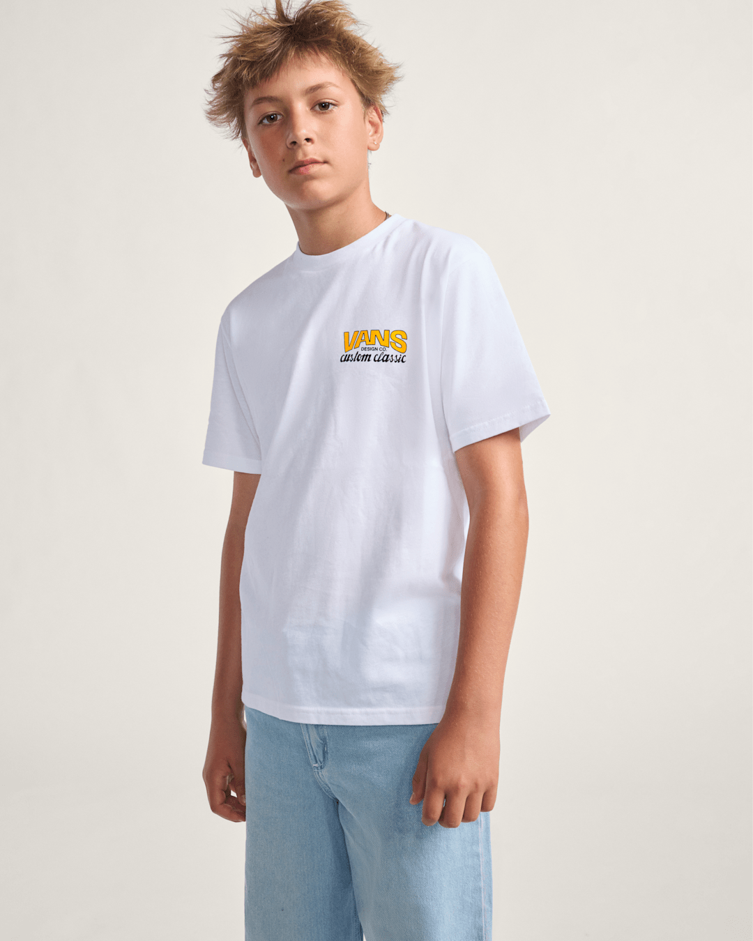 Vans Kids Shop Front T-Shirt in White