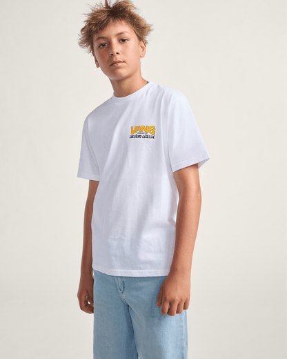 Vans Kids Shop Front T-Shirt in White