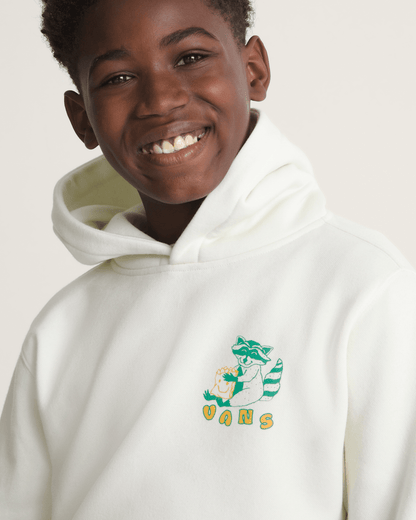 Vans Kids Lazy Daze Pullover Sweatshirt in Marshmallow White