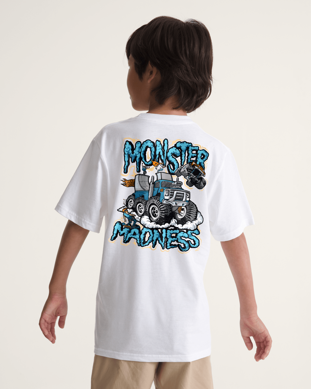 Vans Kids Monster Madness T-Shirt in White