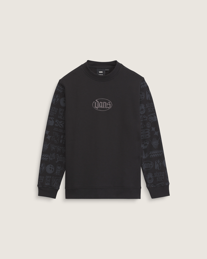 Vans Kids Mixed Lot Crew Sweatshirt in Black