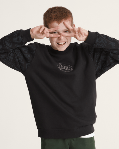 Vans Kids Mixed Lot Crew Sweatshirt in Black