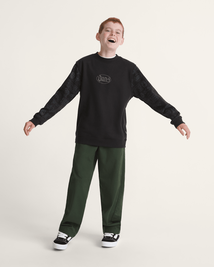 Vans Kids Mixed Lot Crew Sweatshirt in Black
