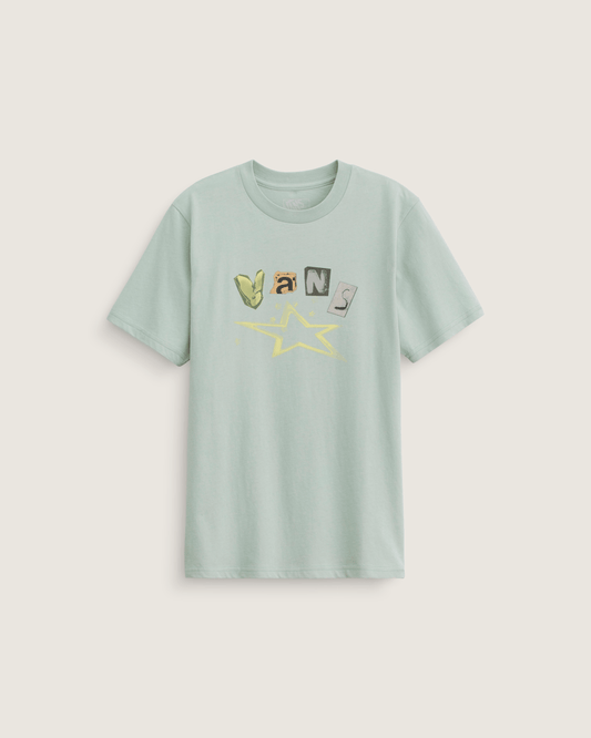 Vans Kids Perforate T-Shirt in Olive Green