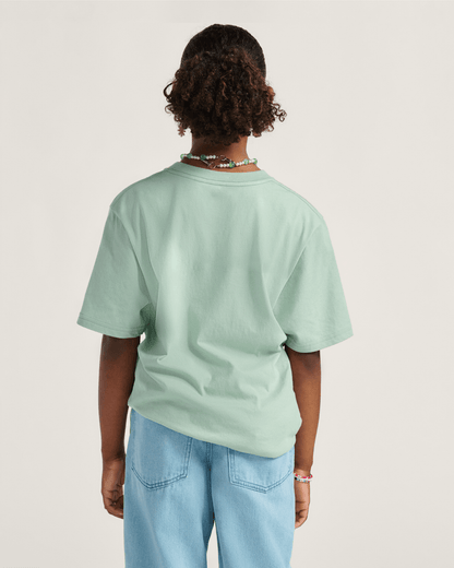 Vans Kids Perforate T-Shirt in Olive Green