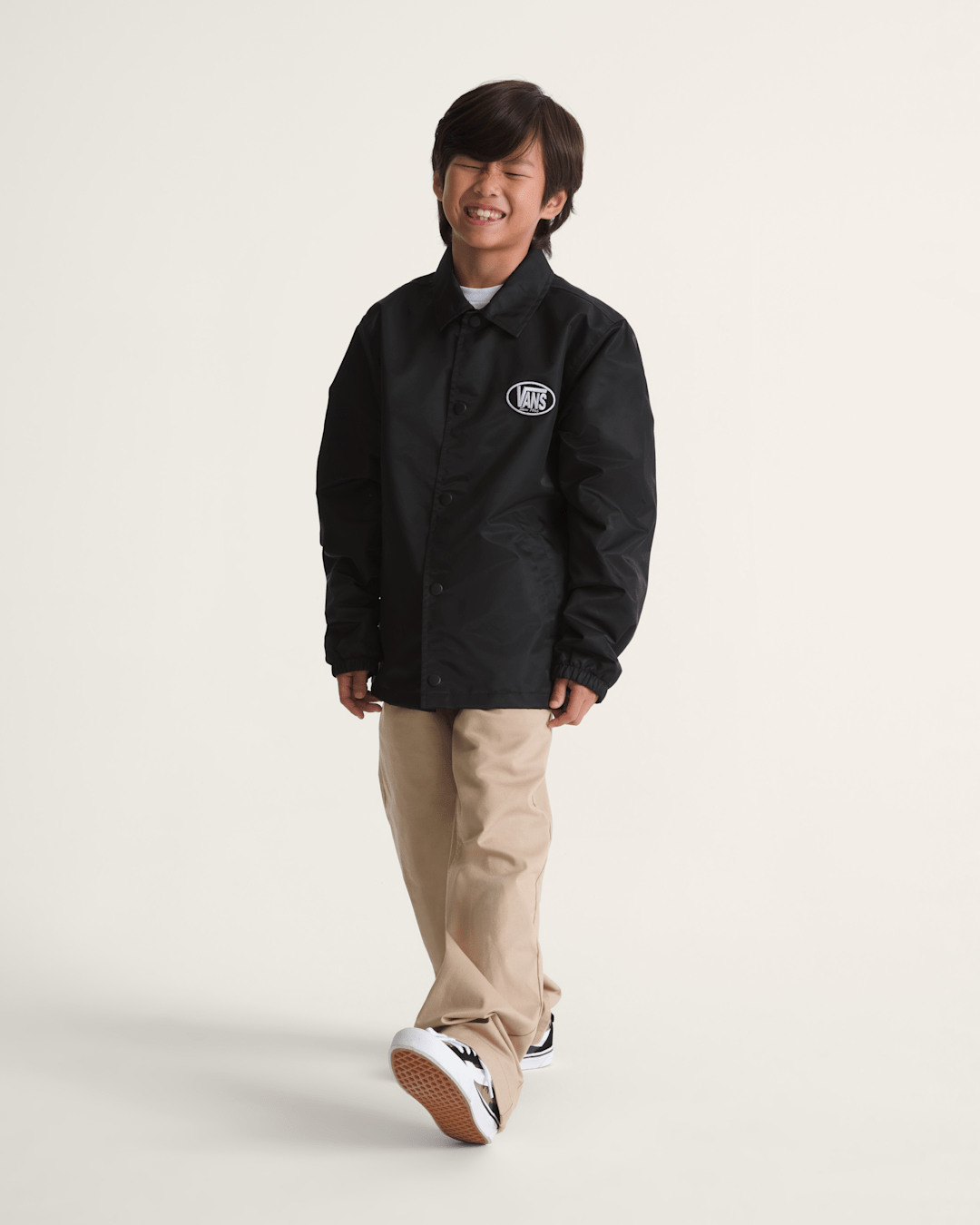 Vans Kids Torrey Coaches Jacket in Black