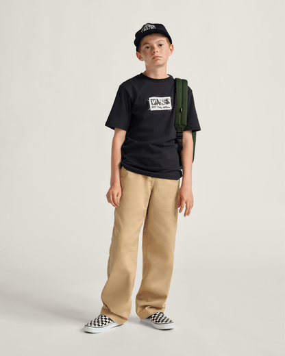 Vans Kids Authentic Chino Loose Pants in Incense Brown
