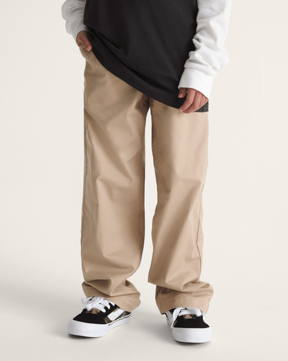Vans Kids Authentic Chino Loose Pant in Incense Brown