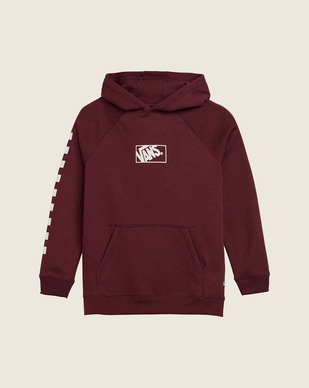 Vans Kids Stacked Box Sweatshirt in Port Royale Red