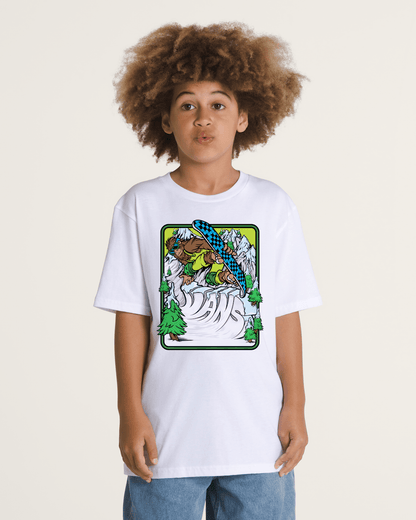 Vans Kids Tail Grabin Good Time T-Shirt in White