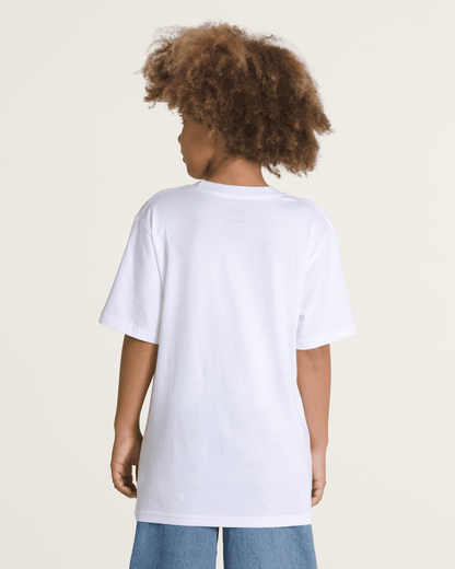 Vans Kids Tail Grabin Good Time T-Shirt in White