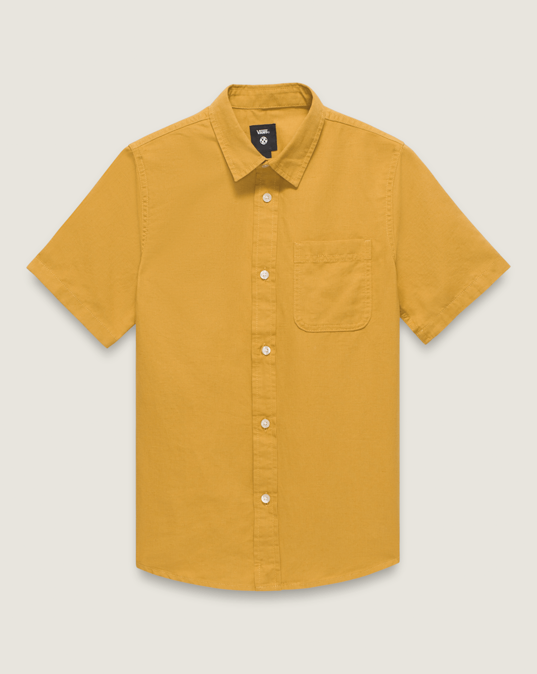 Vans Kids Lawson Woven Shirt in Harvest Gold Yellow