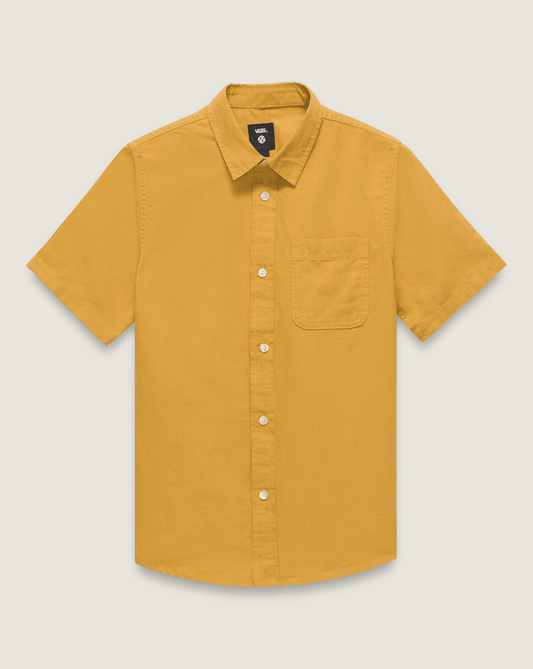 Vans Kids Lawson Woven Shirt in Harvest Gold Yellow