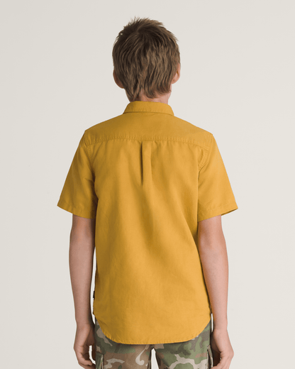 Vans Kids Lawson Woven Shirt in Harvest Gold Yellow