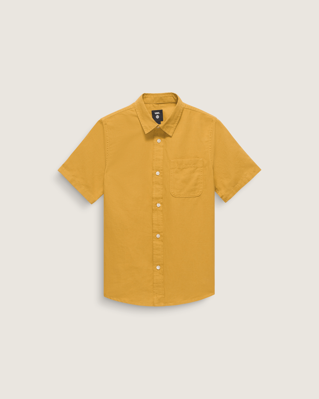 Vans Kids Lawson Woven Shirt in Harvest Gold Yellow