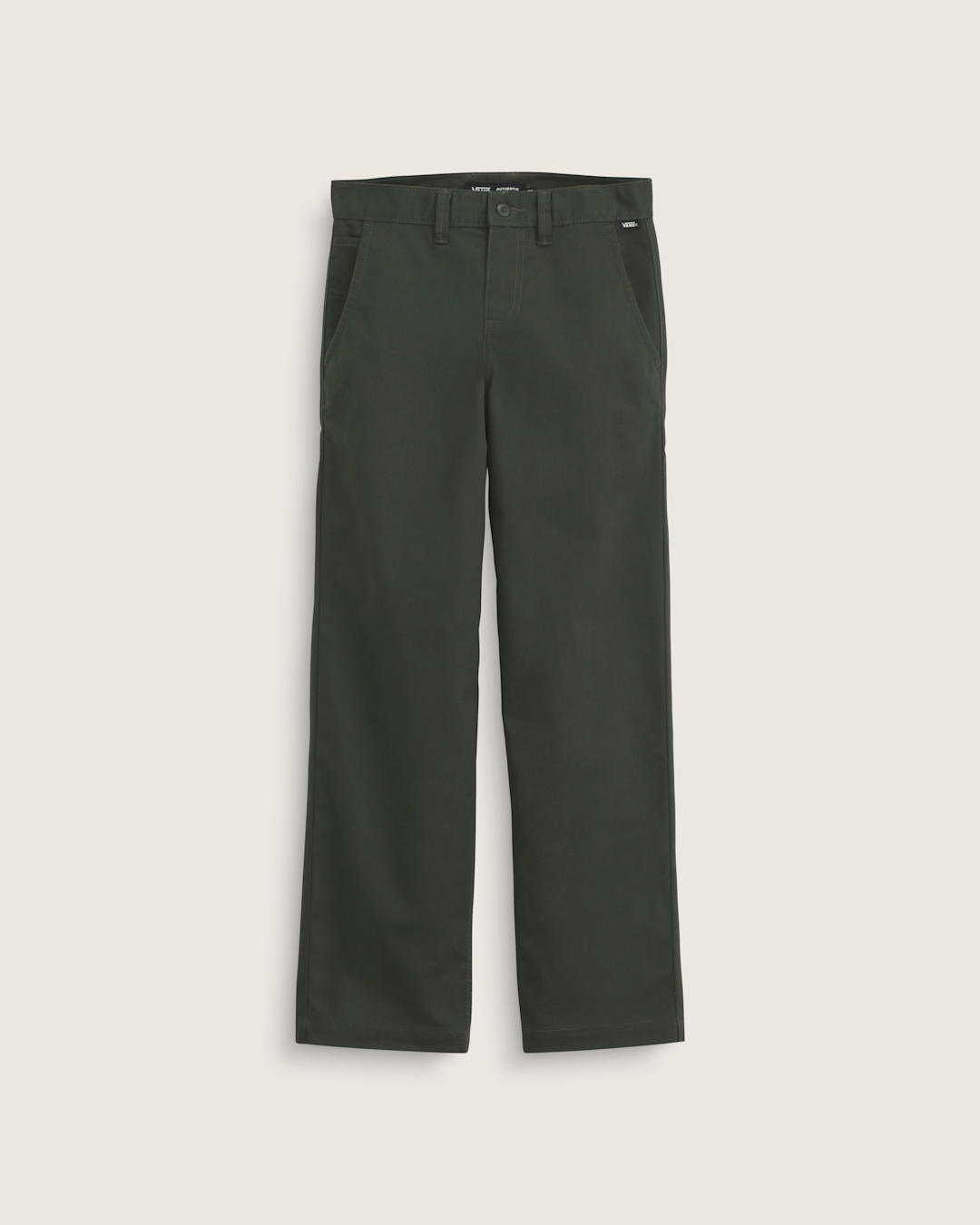 Vans Kids Authentic Chino Loose Pants in Dried Kelp Green