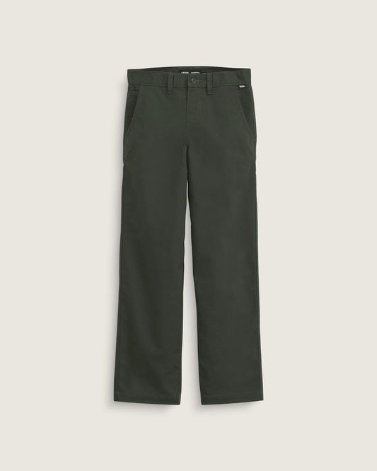 Vans Kids Authentic Chino Loose Pants in Dried Kelp Green