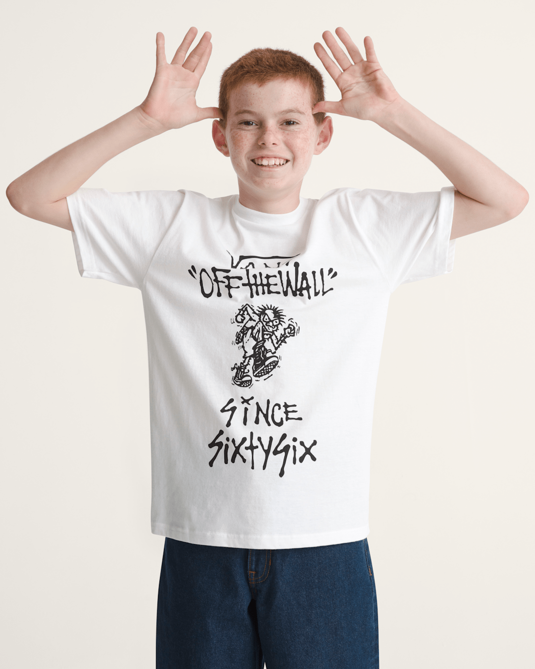 Vans Kids Let Loose T-Shirt in White