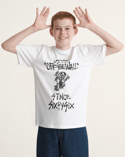 Vans Kids Let Loose T-Shirt in White