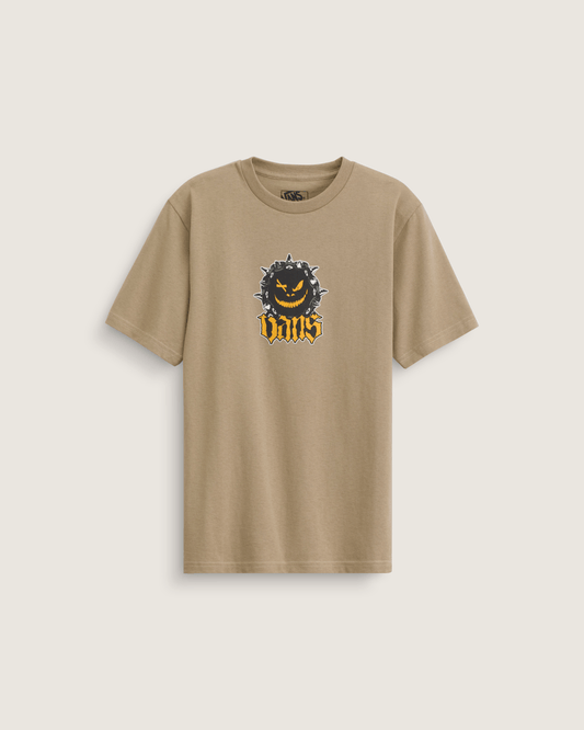 Vans Kids Happy Spike Halloween T-Shirt in Light Brown