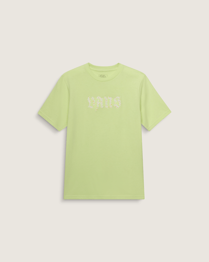 Vans Kids Daisy Break T-Shirt in Shadow Lime Green