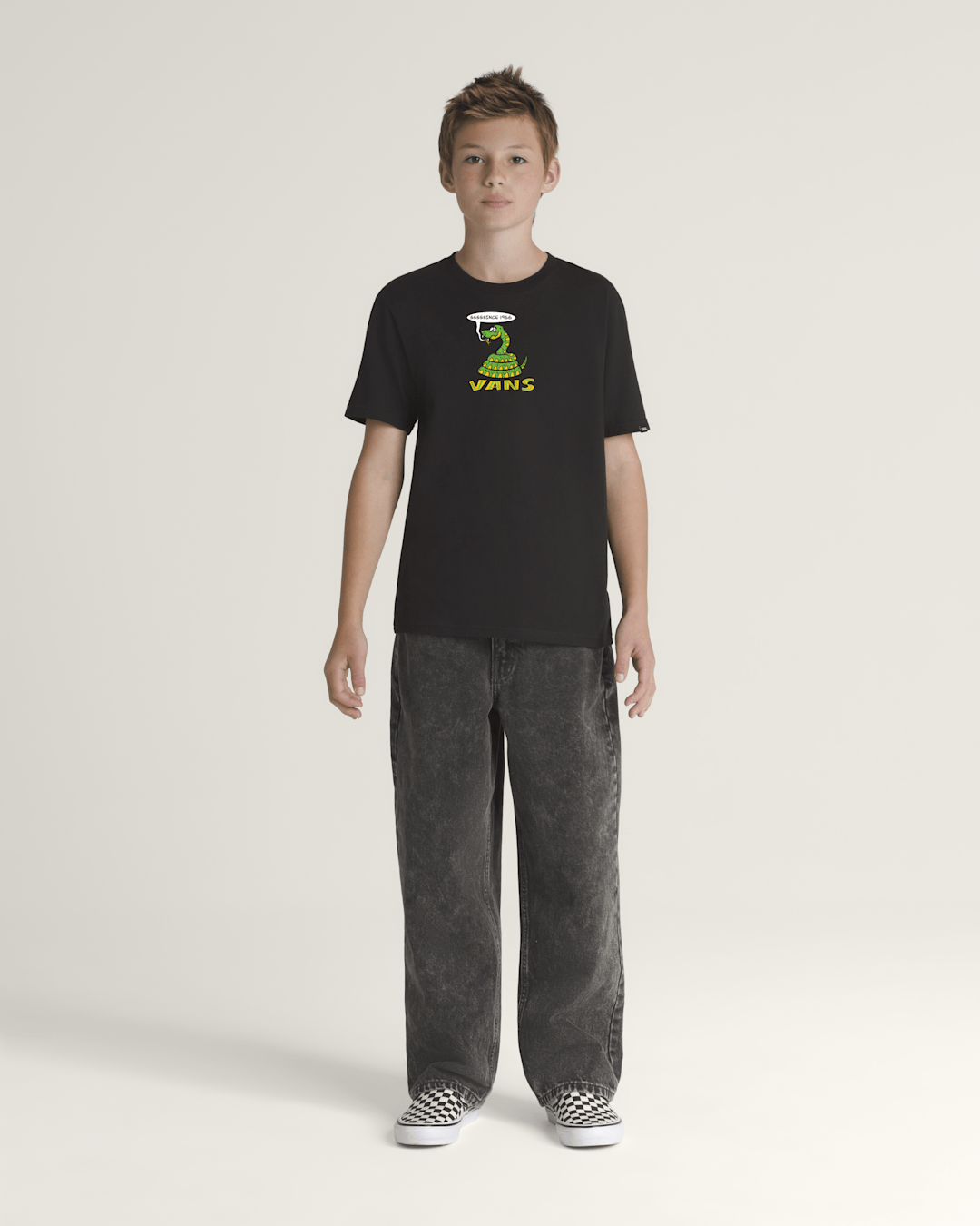 Vans Kids Hissin Since 66 T-Shirt in Black