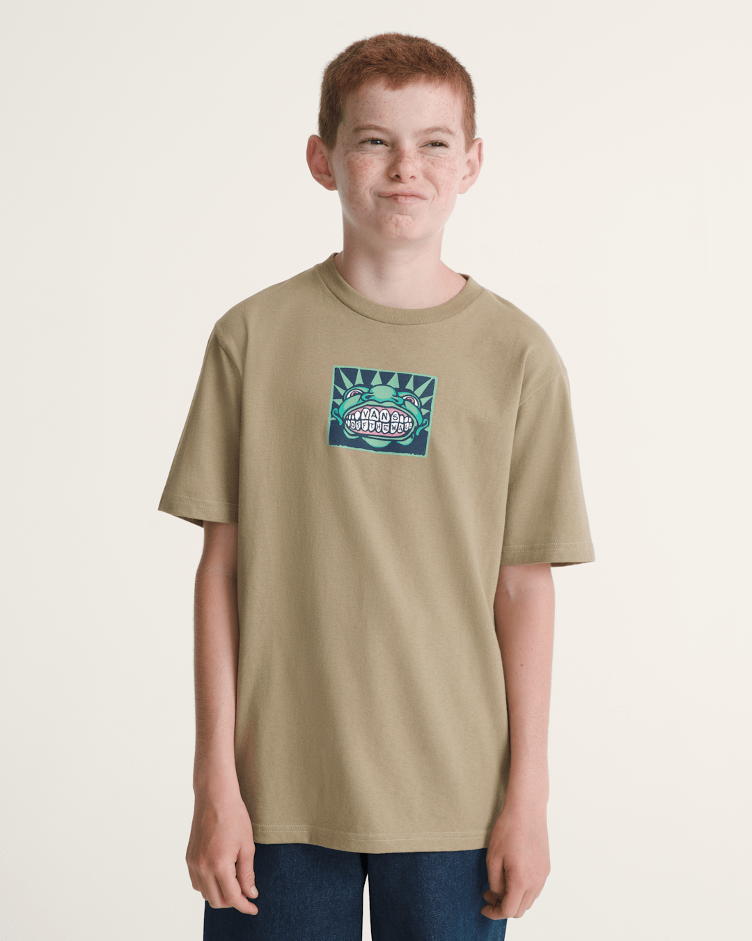 Vans Kids Vans Mouf T-Shirt in Bay Leaf Brown