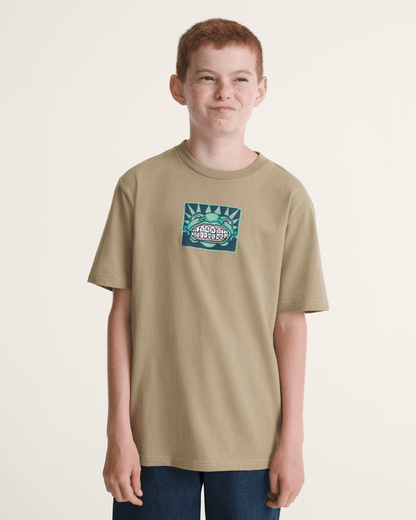Vans Kids Vans Mouf T-Shirt in Bay Leaf Brown