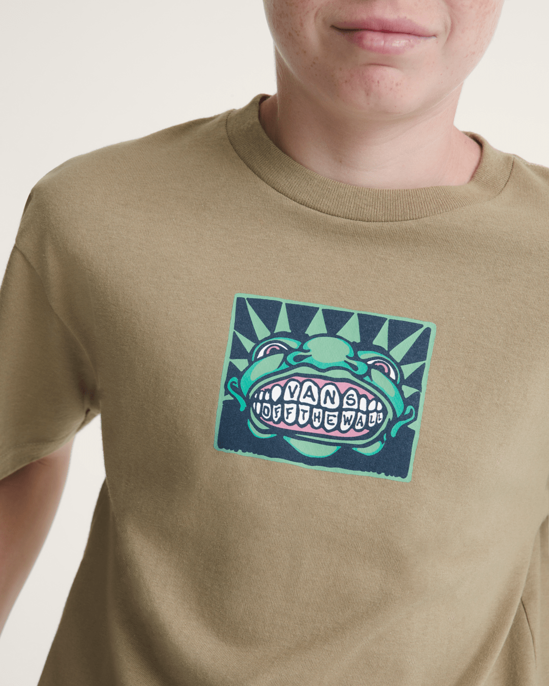 Vans Kids Vans Mouf T-Shirt in Bay Leaf Brown